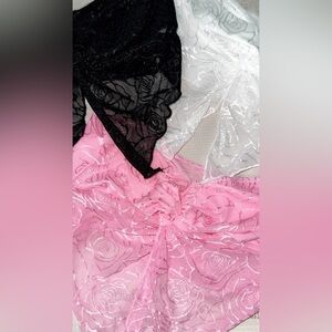 3 set floral tube top